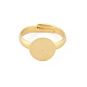 Brass Adjustable Ring Components&nbsp;KK-A272-03A-G-2