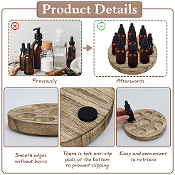 Wood Essential Oil Bottle Holder&nbsp;WOOD-WH0064-02
