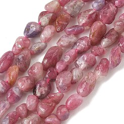 Natural Pink Tourmaline Beads Strands&nbsp;GG-CBAAEDE-B06