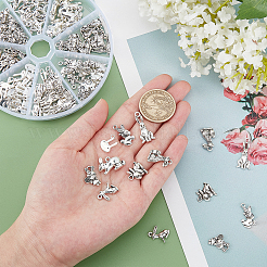 115Pcs 8 Style Tibetan Style Alloy Pendants&nbsp;TIBE-CA0001-18