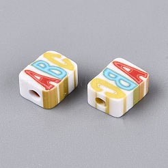 Handmade Polymer Clay Beads&nbsp;CLAY-Q253-15A