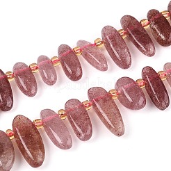 Natural Strawberry Quartz Beads Strands&nbsp;G-Z091-A25
