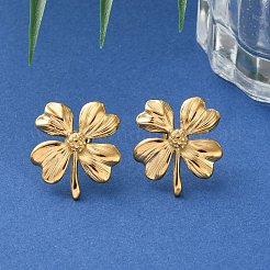 304 Stainless Steel Stud Earrings&nbsp;EJEW-Z081-02G-03