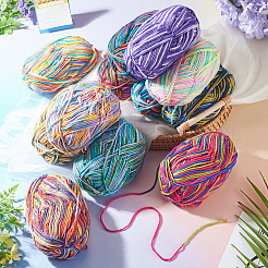 Light Gradient Segment Dyed Polyester Yarn&nbsp;DIY-TADJ0002-005B