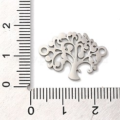Non-Tarnish 304 Stainless Steel Connector Charms&nbsp;STAS-D013-02C-P