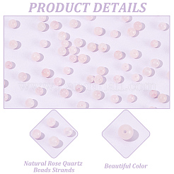Natural Rose Quartz Beads Strands&nbsp;G-OC0001-02-4mm