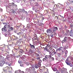 100Pcs Transparent Czech Glass Beads&nbsp;GLAA-CJ0001-55