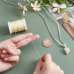Waxed Polyester Cord&nbsp;YC-WH0018-01B
