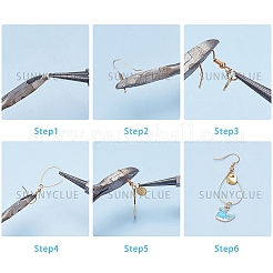 DIY Dangle Earring Making Kits&nbsp;DIY-SC0001-81G