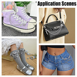 4Pcs 2 Styles Alloy Shoe Chains&nbsp;AJEW-HY0002-34