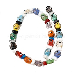 Handmade Gold Sand Lampwork Beads&nbsp;LAMP-B029-01A