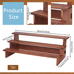 3-Tier Wooden Dice Organizer Display Riser Racks&nbsp;ODIS-WH0086-155B