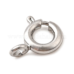 Brass Spring Ring Clasps&nbsp;KK-D407-20P-A