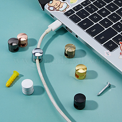 7Pcs 7 Colors Aluminum Cable Management Clips&nbsp;AJEW-FH0006-90