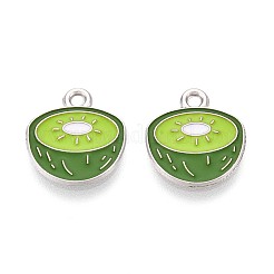 Fruit Alloy Enamel Charms&nbsp;PALLOY-S058-01P-01