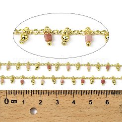 Handmade Brass Cube Link Chains&nbsp;CHC-L053-10G-04