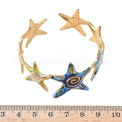 304 Stainless Steel Cuff Bangles for Women&nbsp;BJEW-F525-02G