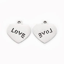Non-Tarnish Valentine's Day 304 Stainless Steel Charms&nbsp;STAS-I151-28P