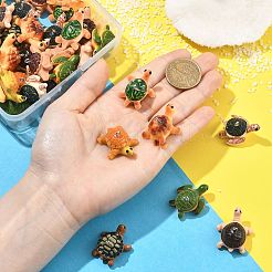 40Pcs 8 Styles Opaque Resin Pendants&nbsp;RESI-CJ0005-45