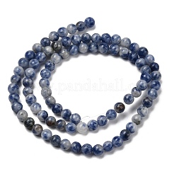 Natural Blue Spot Jasper Beads&nbsp;X-GSR4mmC036