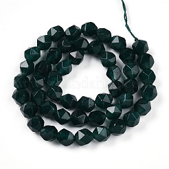 Dyed Natural White Jade Beads Strands&nbsp;G-T139-8mm-46E