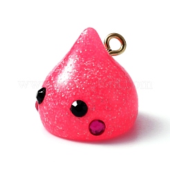 Resin Pendants&nbsp;RESI-WH0026-20F