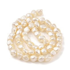 Electroplated Shell Pearl Beads Strands&nbsp;BSHE-C006-02B