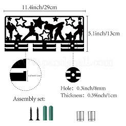 Acrylic Medal Holder&nbsp;HJEW-WH20007-018