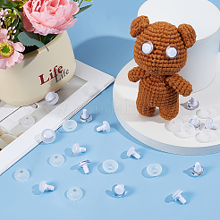 72Pcs Plastic Craft Eyes&nbsp;DIY-PH0034-44B