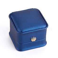 PU Leather Ring Gift Boxes&nbsp;LBOX-L005-A04