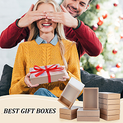 Kraft Paper Storage Gift Drawer Boxes&nbsp;CON-WH0089-37D-01