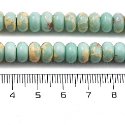 Synthetic Aqua Terra Jasper Beads Strands&nbsp;G-F224-02-8x5mm-01