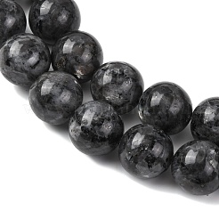 Natural Larvikite Beads Strands&nbsp;G-A310-A03-16mm