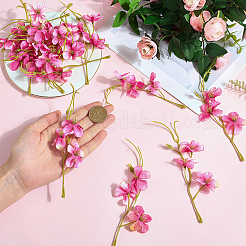 30Pcs Cloth Artificial Plum Blossom Branch&nbsp;AJEW-SC0031-60B