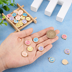 50Pcs 25 Style Zinc Alloy Enamel Pendants&nbsp;ENAM-BT0001-18