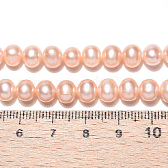 Natural Cultured Freshwater Pearl Beads Strands&nbsp;PEAR-N016-06C-01