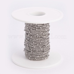 Tarnish Resistant 304 Stainless Steel Twisted Chains Curb Chain&nbsp;CHS-K008-11A