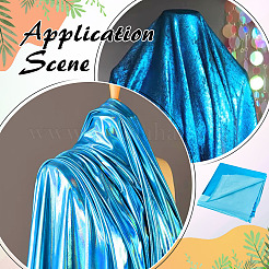 Polyester Spandex Stretch Fabric&nbsp;DIY-WH0899-131C