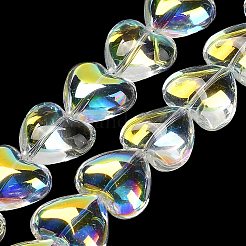 Electroplate Glass Beads Strands&nbsp;X-EGLA-B008-01A-AB02