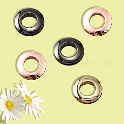 12Pcs 3 Colors Alloy Grommet Eyelet Findings&nbsp;FIND-GF0008-38