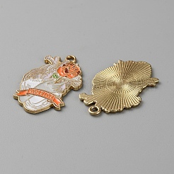 Alloy Enamel Pendants&nbsp;FIND-CJC0011-26B