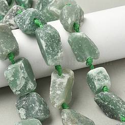 Natural Green Aventurine Beads Strands&nbsp;G-G697-E07