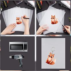 Resin Heat Shrink Sheets Film&nbsp;DIY-WH0304-531A