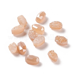 Electroplate Natural Druzy Agate Cabochons&nbsp;G-A205-20A