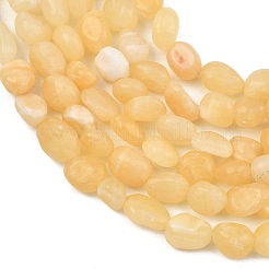 Natural Yellow Jade Beads Strands&nbsp;GG-C286-A23