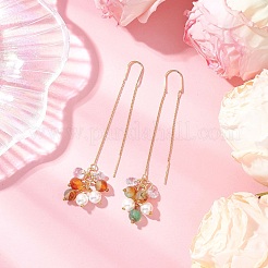 3 Pairs Shell Pearl Ear Thread&nbsp;EJEW-JE06499