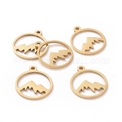 201 Stainless Steel Laser Cut Pendants&nbsp;STAS-S105-T901-2G