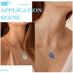 12Pcs 3 Styles Alloy Empty Macrame Pouch Pendant Iron Cable Chain Slider Necklace Making&nbsp;NJEW-GO0001-25