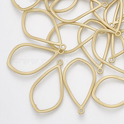 Smooth Surface Alloy Open Back Bezel Pendants&nbsp;X-PALLOY-S117-127