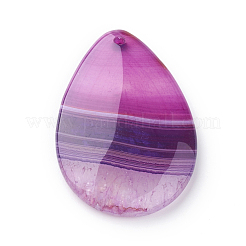 Natural Striped Agate/Banded Agate Pendants&nbsp;G-S205-01E